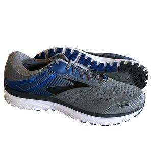 Brooks Adrenaline GTS 18 Running Shoe Grey Blue 1102712E015 Men’s 12 Wide (2E)